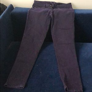 Purple LF skinny jeans